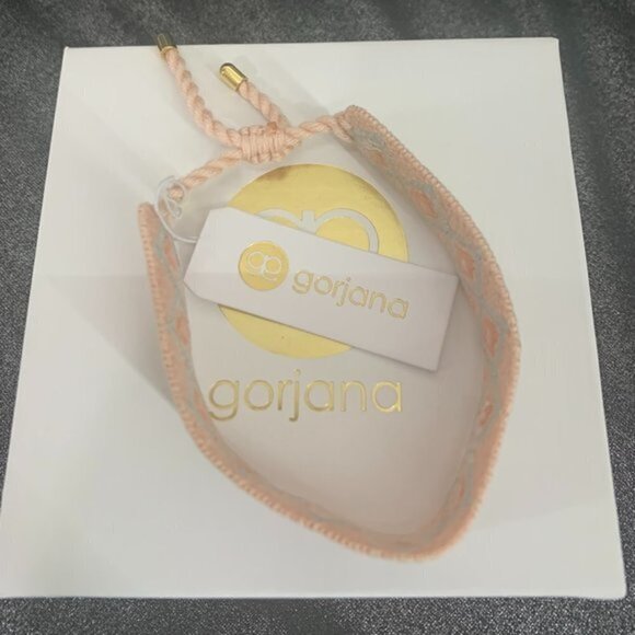 Gorjana Pink Mix Woven Locals Only Slider Bracelet - Picture 4 of 6